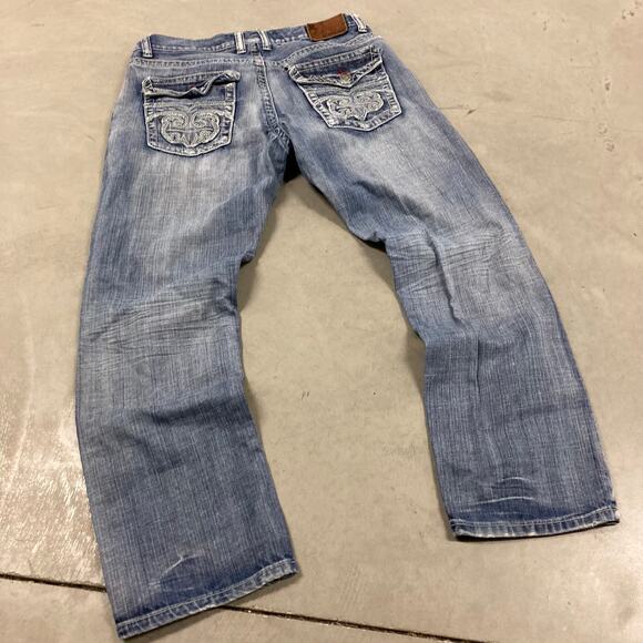 Y2K western relaxed Jeans 34x30 - Picture 2 of 5